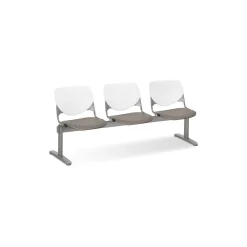 Figo Beam Seating with Three Fabric or Vinyl Seats