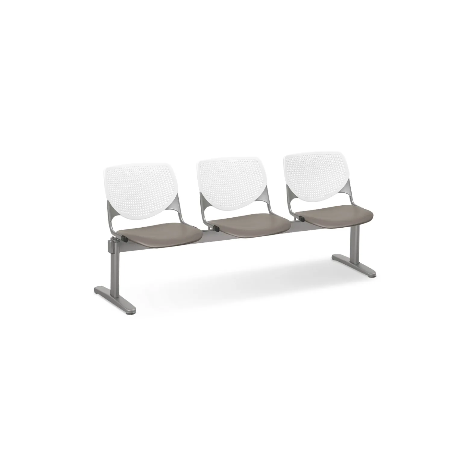 Figo Beam Seating with Three Fabric or Vinyl Seats