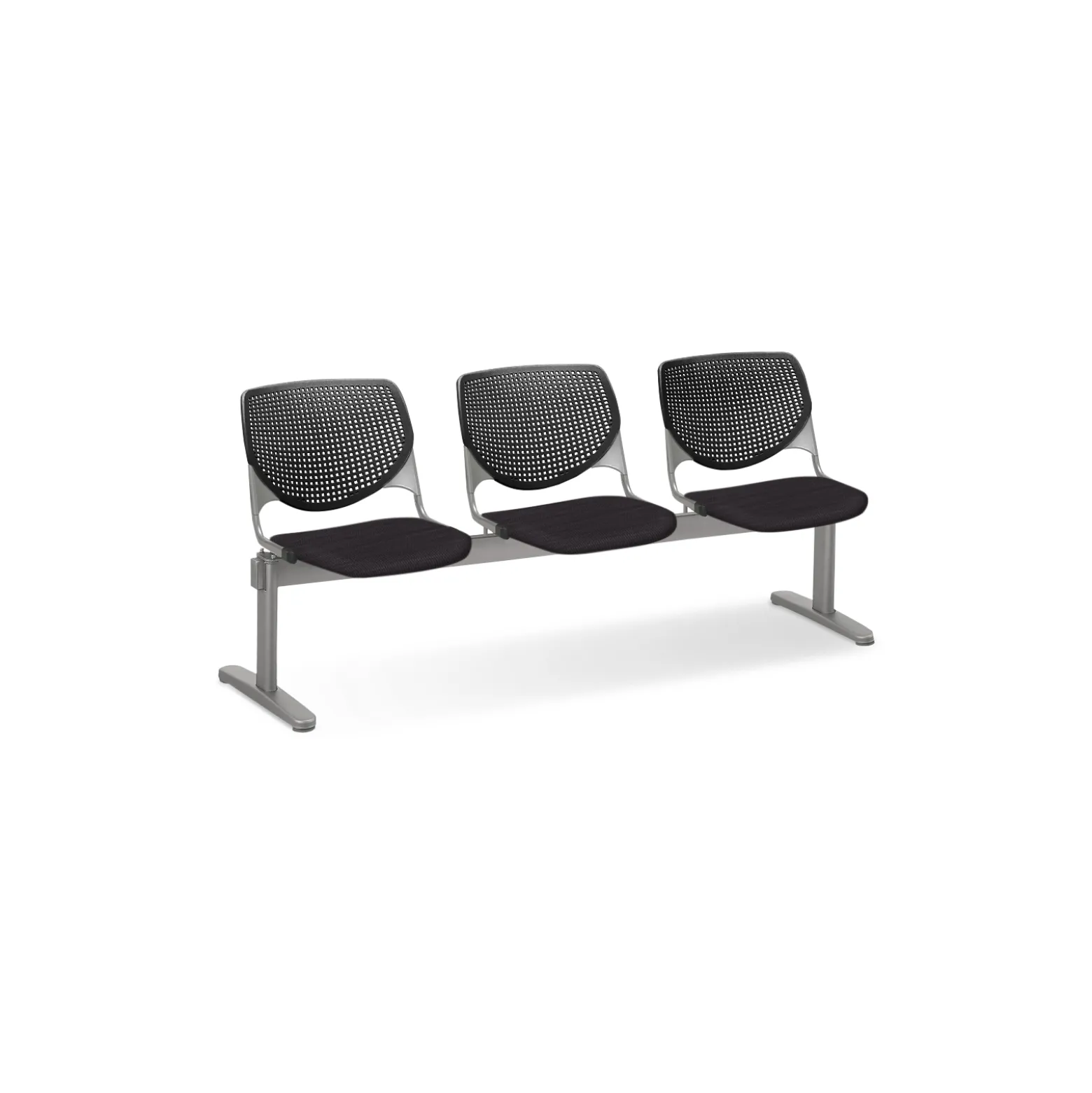 Figo Beam Seating with Three Fabric or Vinyl Seats
