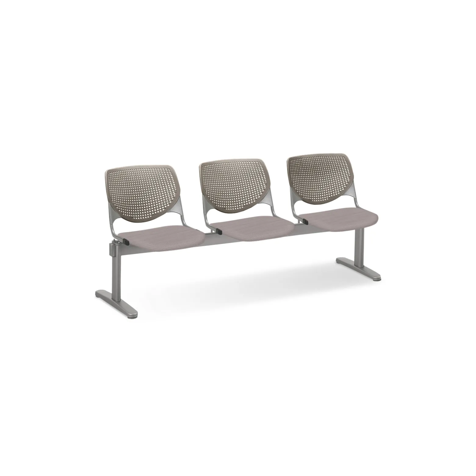 Figo Beam Seating with Three Fabric or Vinyl Seats