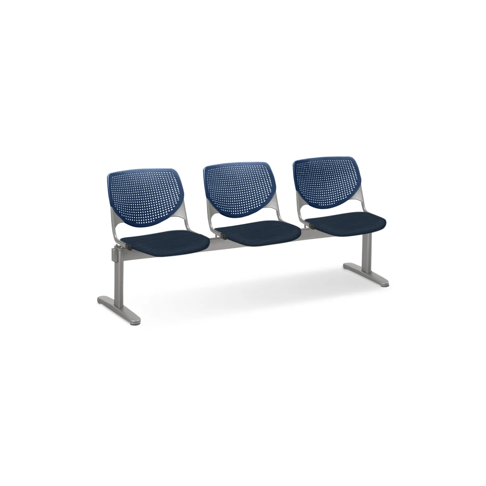 Figo Beam Seating with Three Fabric or Vinyl Seats