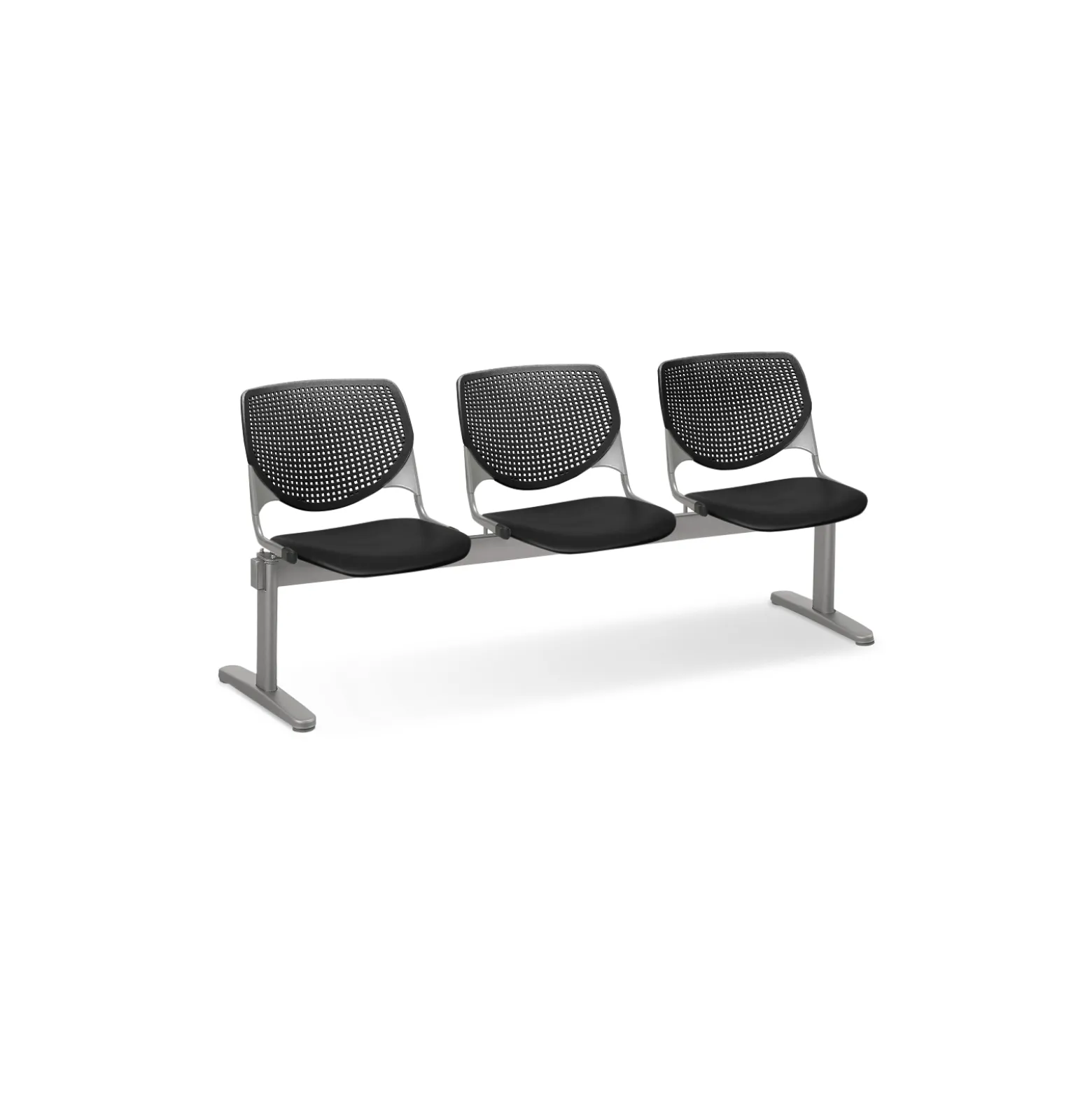Figo Beam Seating with Three Fabric or Vinyl Seats