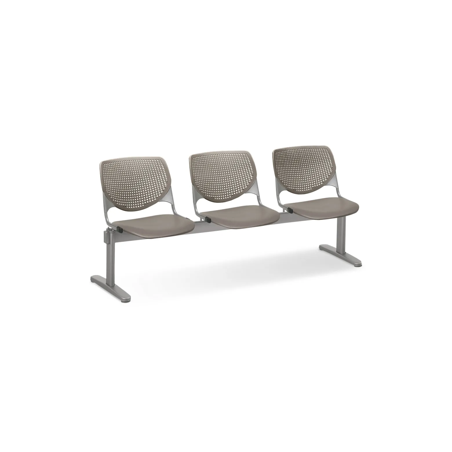 Figo Beam Seating with Three Fabric or Vinyl Seats