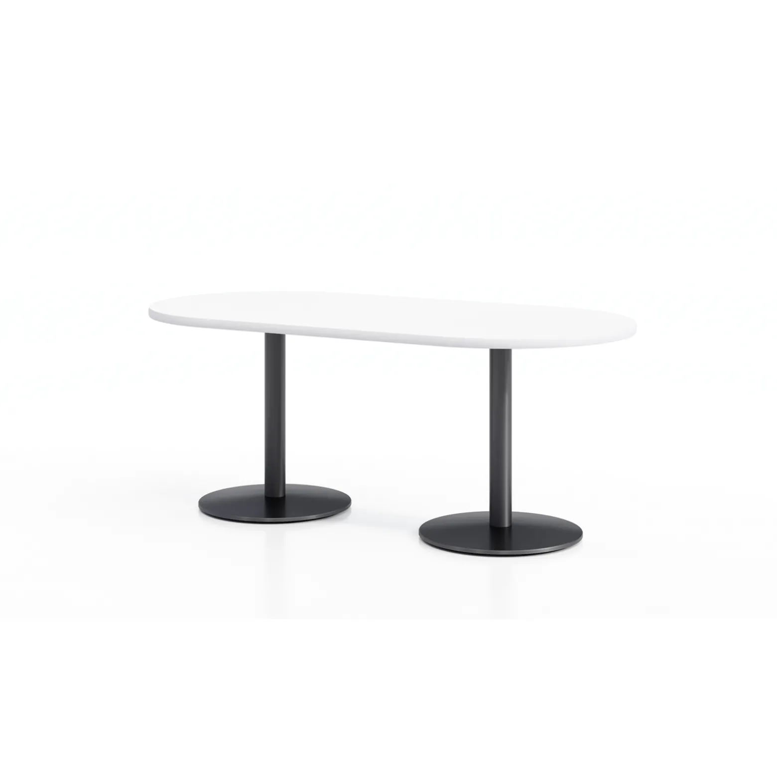 Figo Cafe Height Racetrack Table - 72"W x 36"D