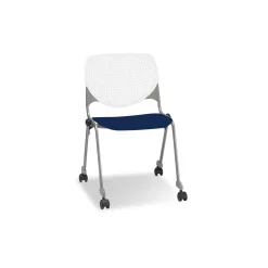 Figo Stack Chair with Polypropylene Seat and Casters