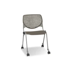 Figo Stack Chair with Polypropylene Seat and Casters
