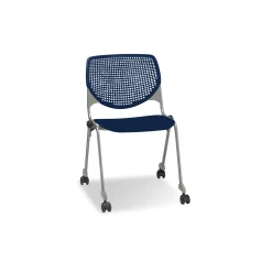 Figo Stack Chair with Polypropylene Seat and Casters