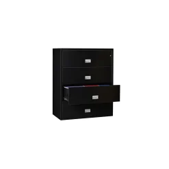 Fireproof Four Drawer Lateral File - 44" W x 23.5" D