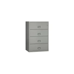 Fireproof Four Drawer Lateral File - 38.75