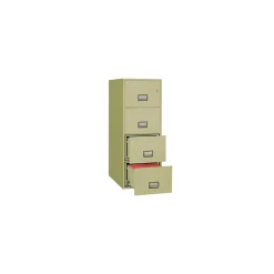 Fireproof Four Drawer Vertical File - 19.875"W x 25"D