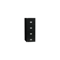 Fireproof Four Drawer Vertical File - 19.875"W x 25"D