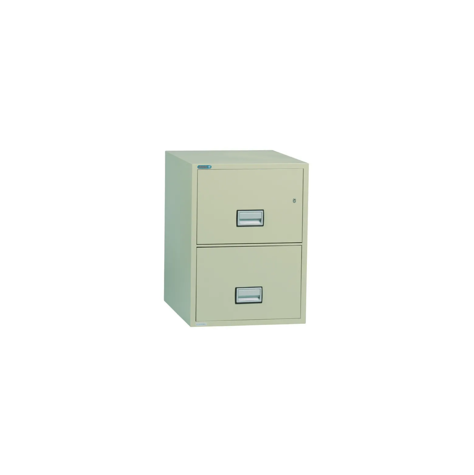 Fireproof Two Drawer Vertical File - 16.875"W x 25"D
