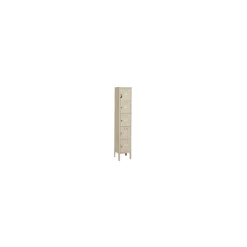 Five Box Storage Lockers with Legs - 12"W x 18"D x 66"H