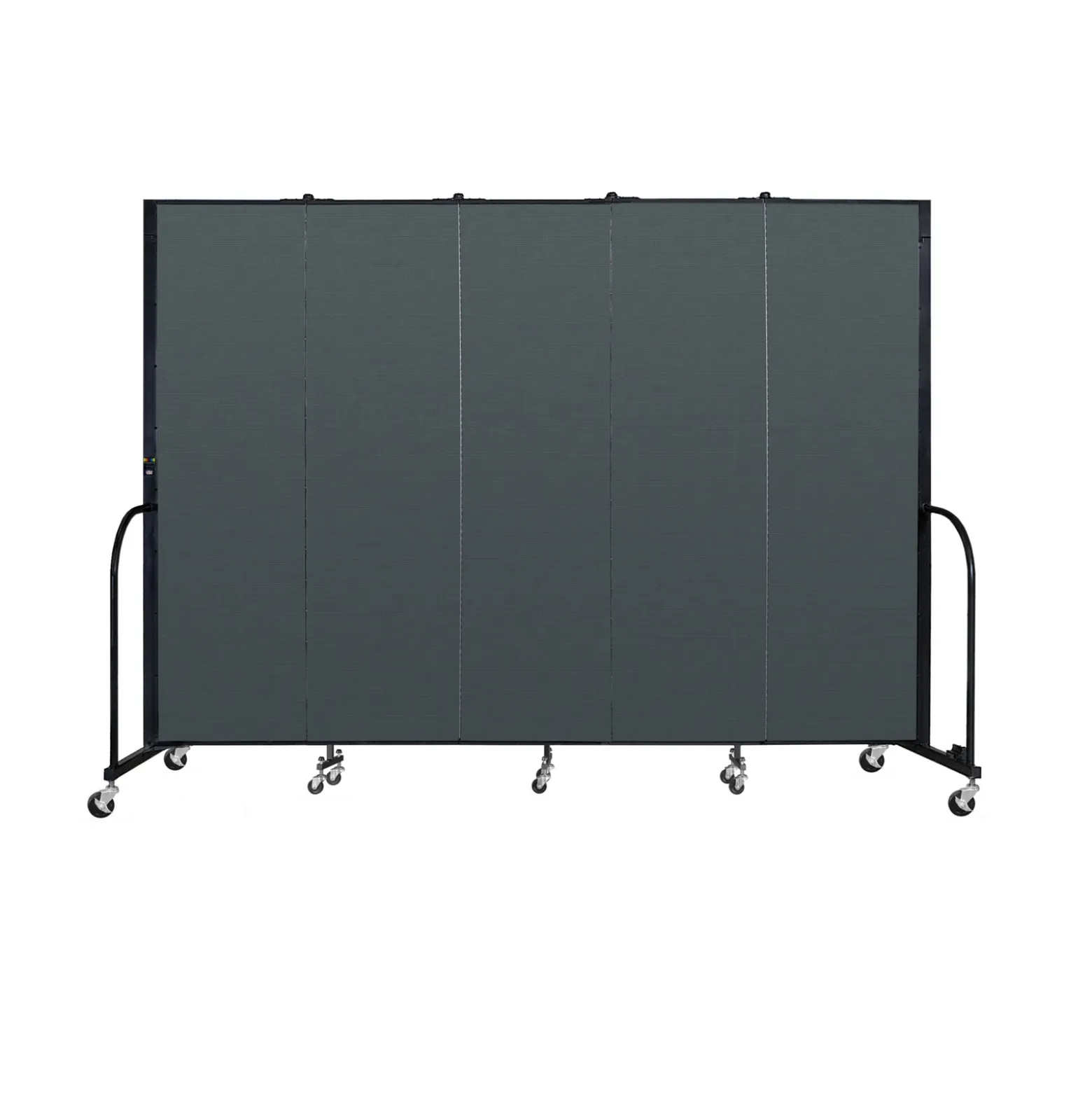Five Panel Mobile Room Divider - 6' H