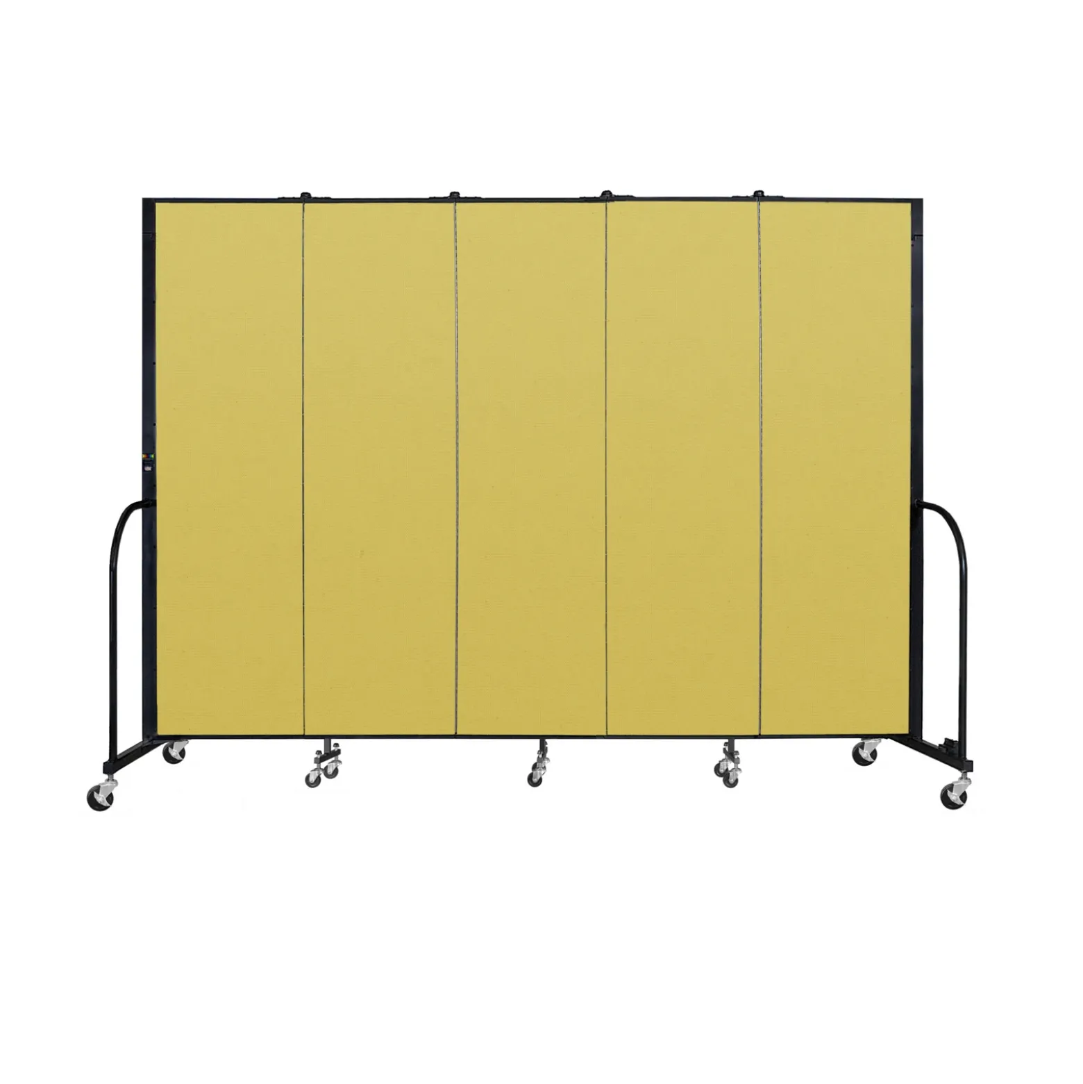 Five Panel Mobile Room Divider - 6' H