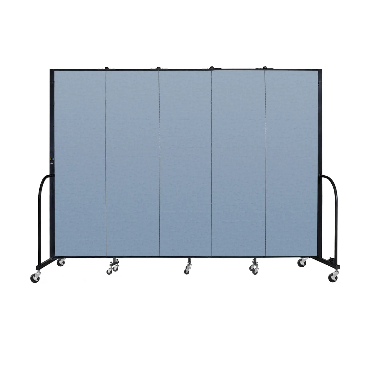 Five Panel Mobile Room Divider - 6' H