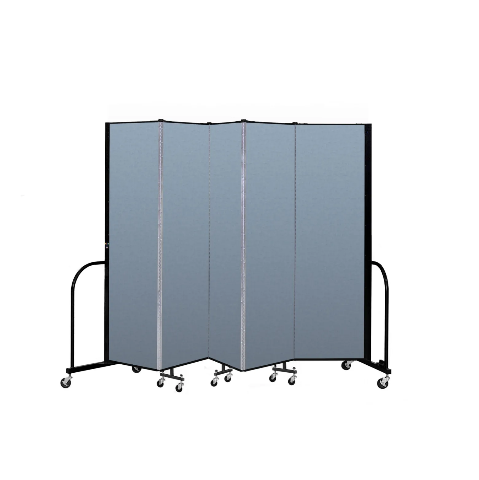 Five Panel Mobile Room Divider - 6' H