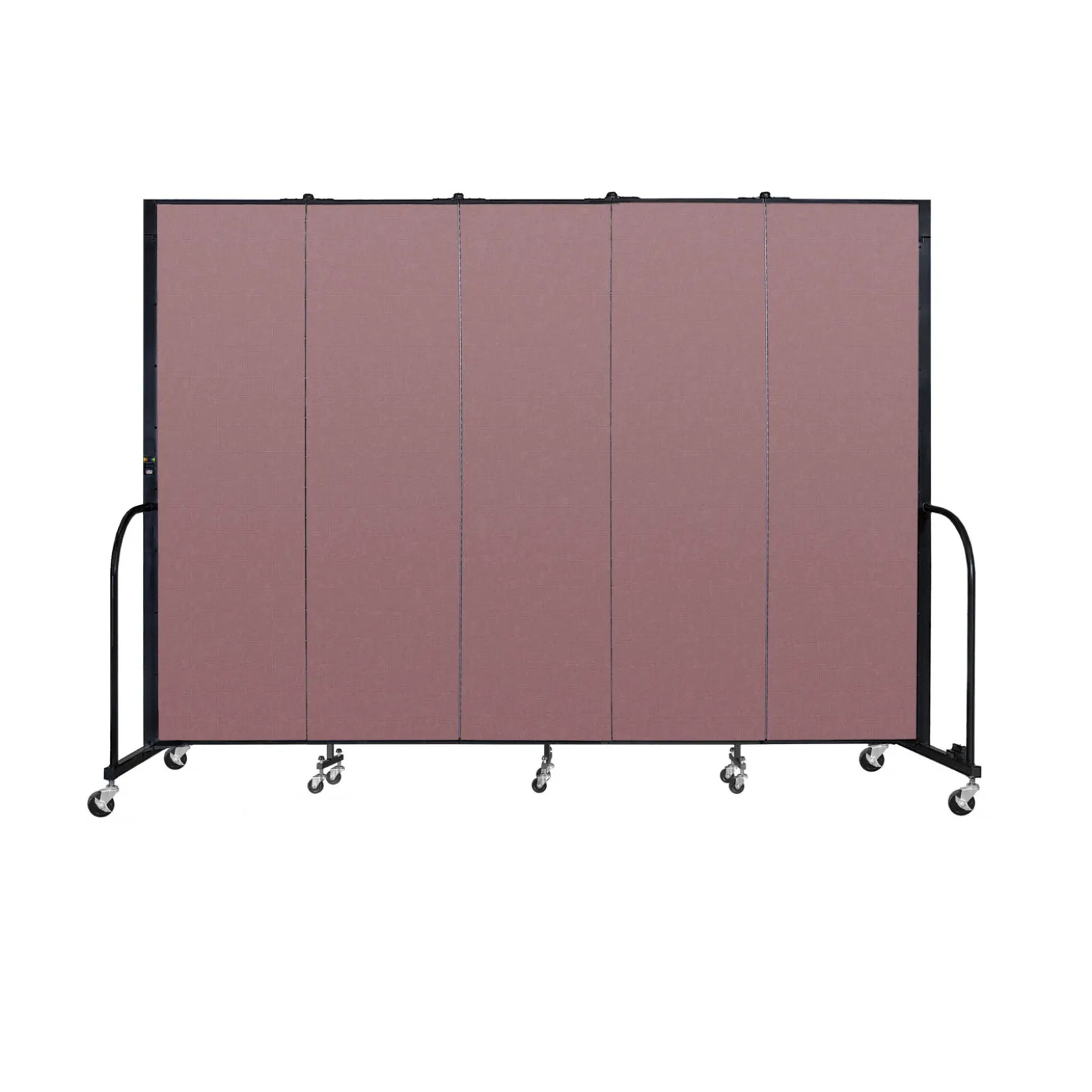 Five Panel Mobile Room Divider - 6' H