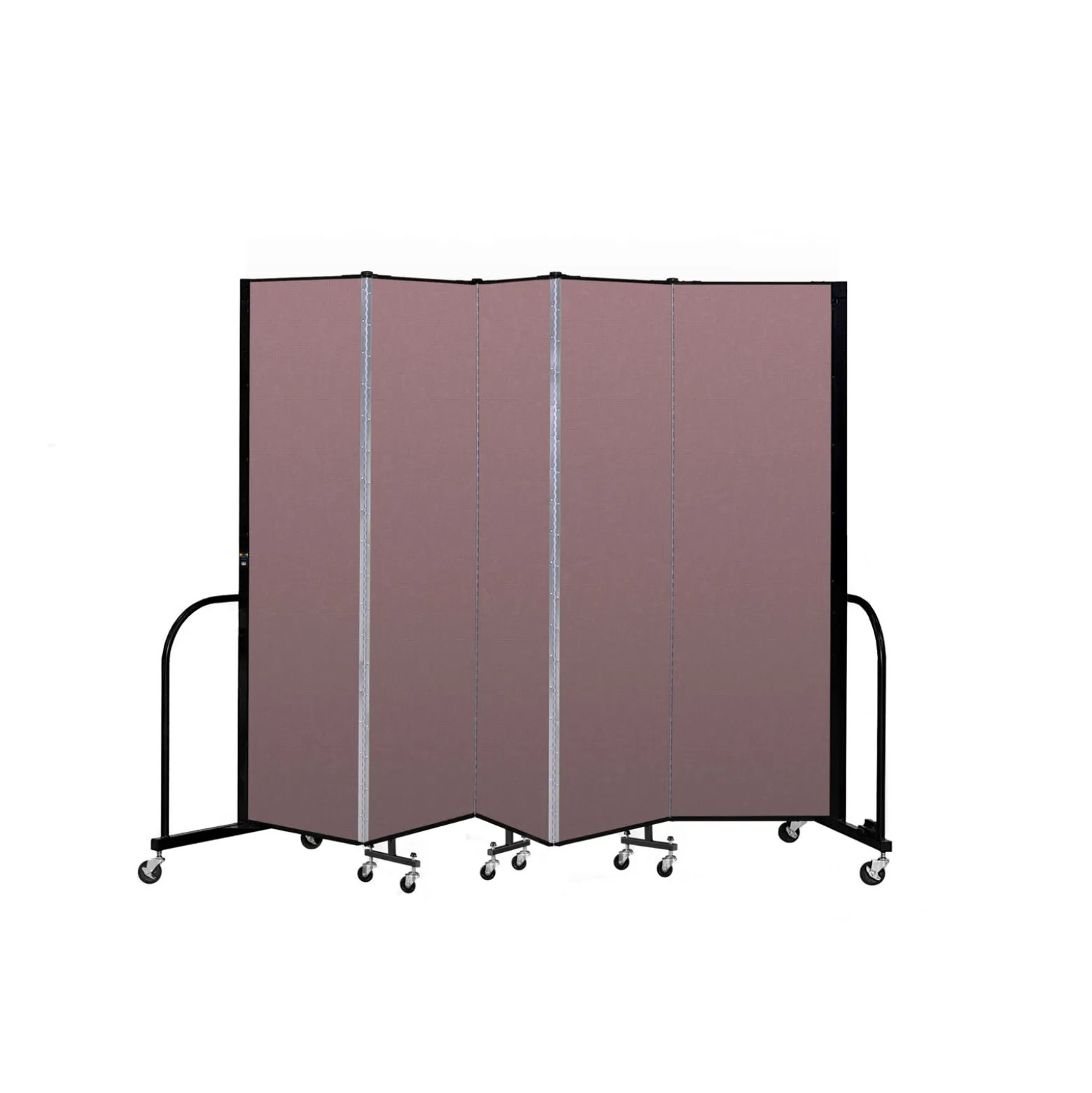 Five Panel Mobile Room Divider - 6' H