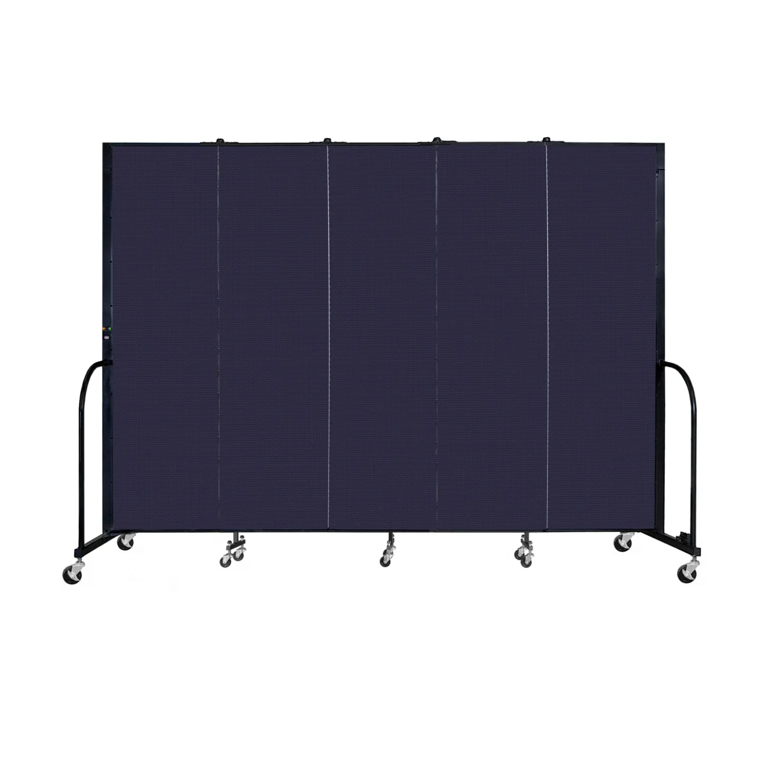 Five Panel Mobile Room Divider - 6' H