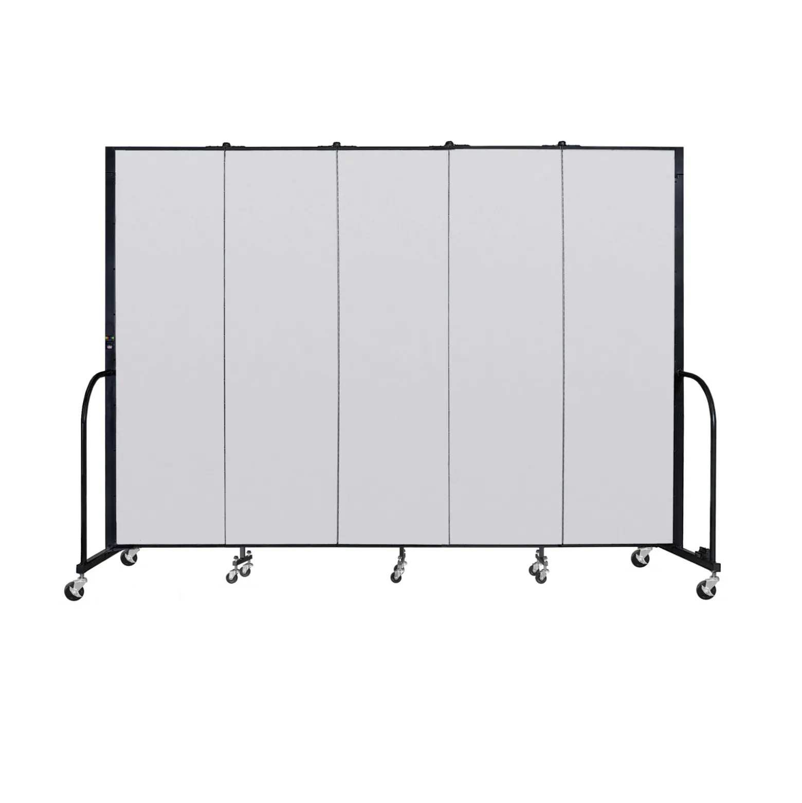 Five Panel Mobile Room Divider - 6' H