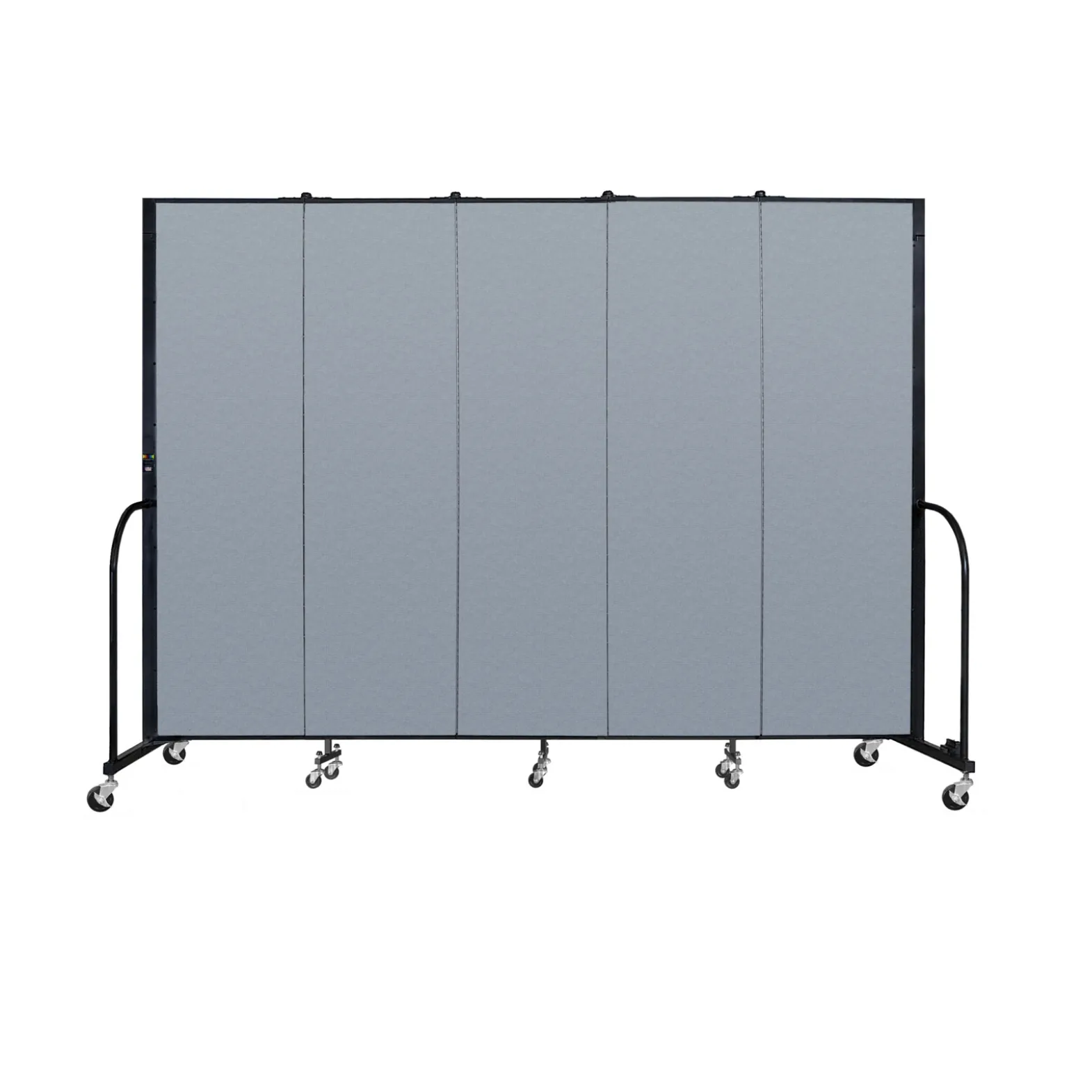 Five Panel Mobile Room Divider - 6' H