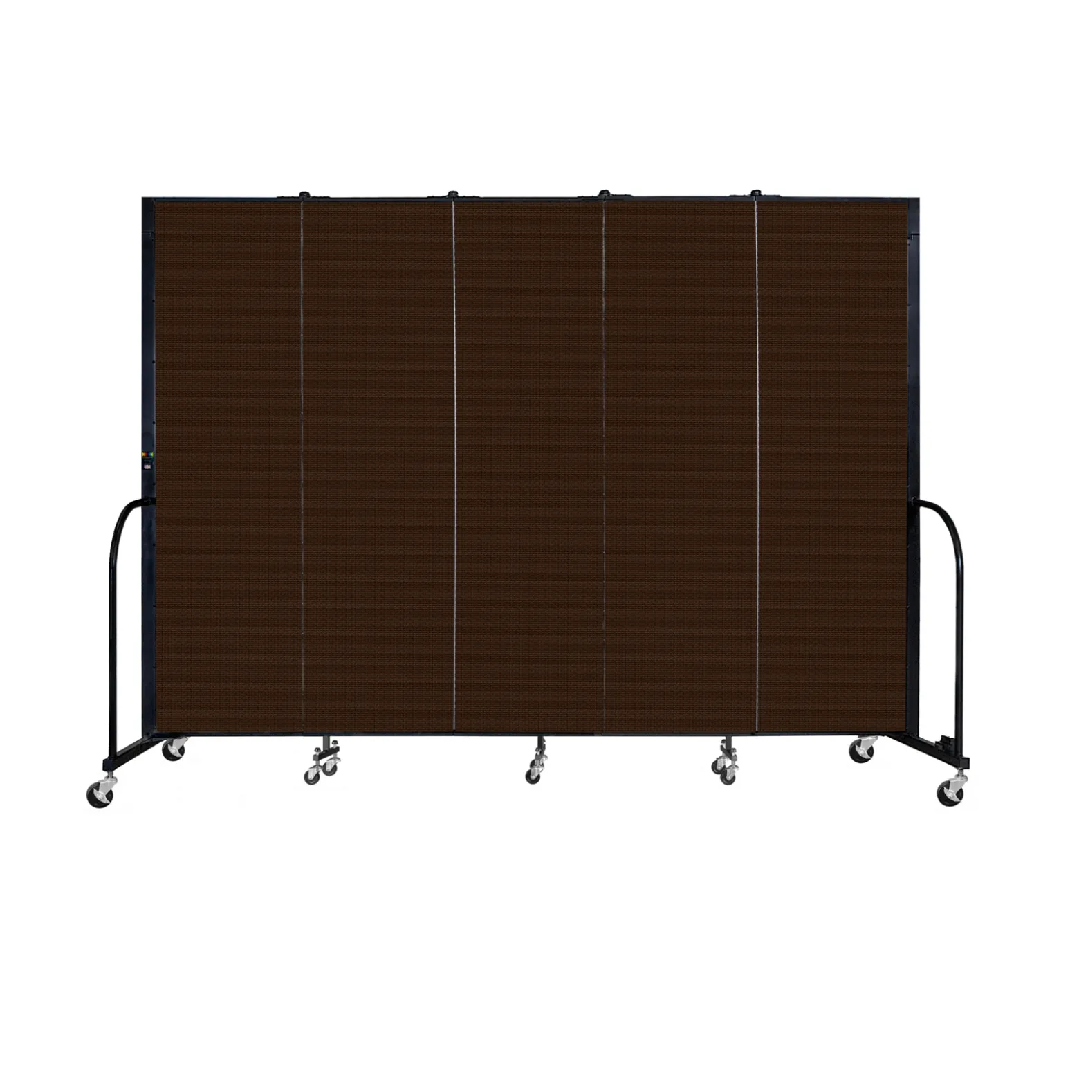 Five Panel Mobile Room Divider - 6' H