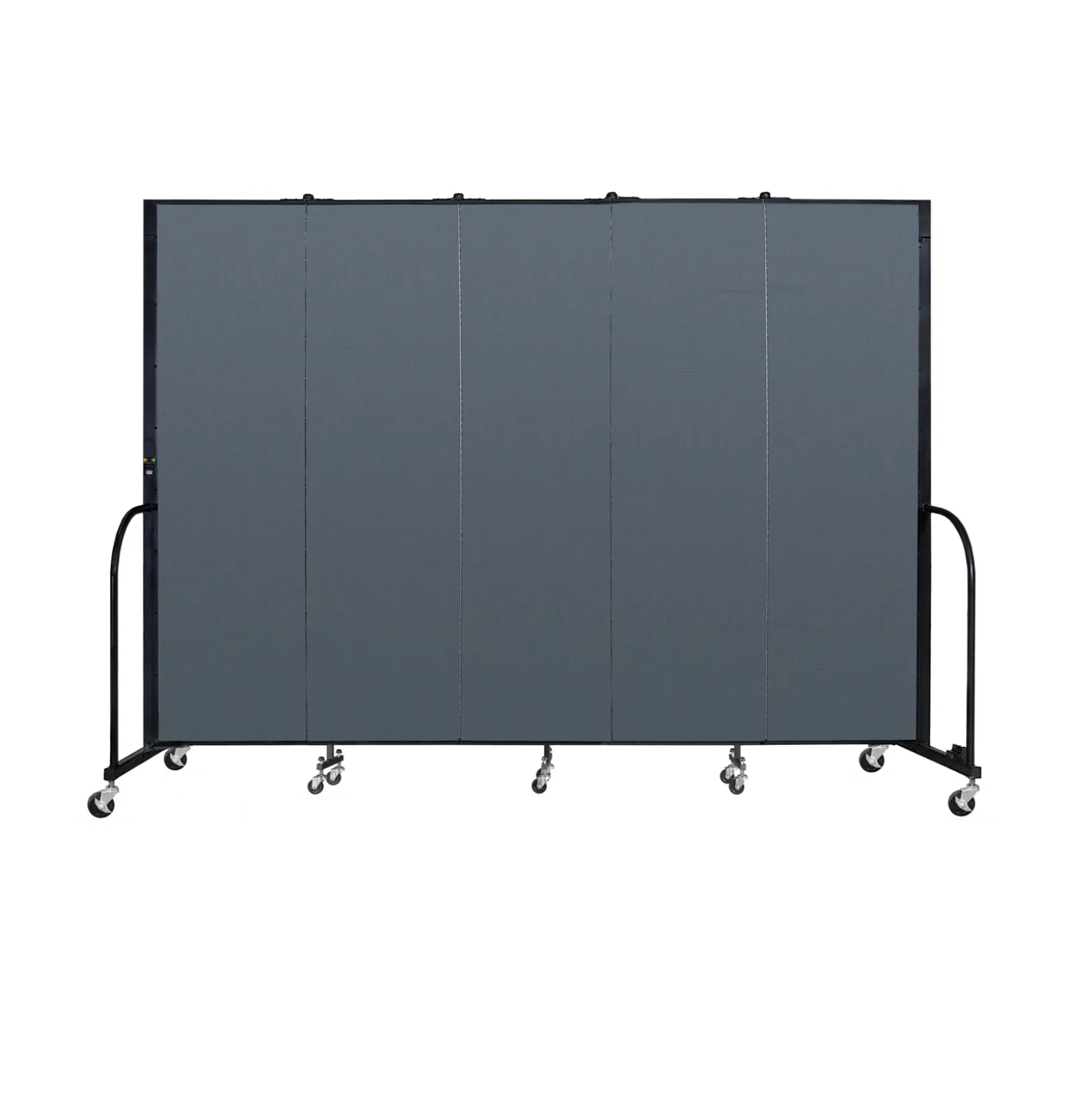 Five Panel Mobile Room Divider - 6' H