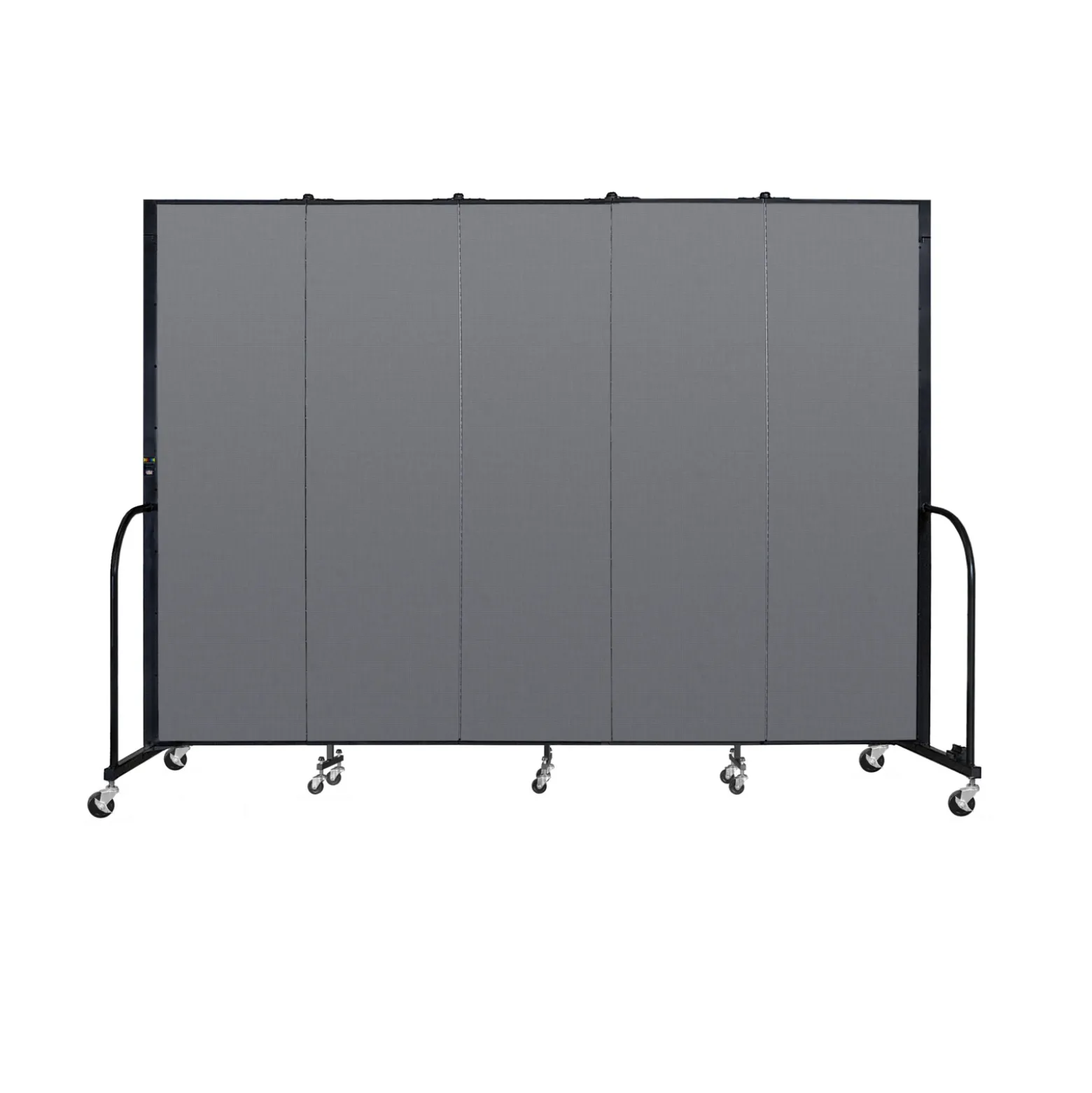 Five Panel Mobile Room Divider - 6' H