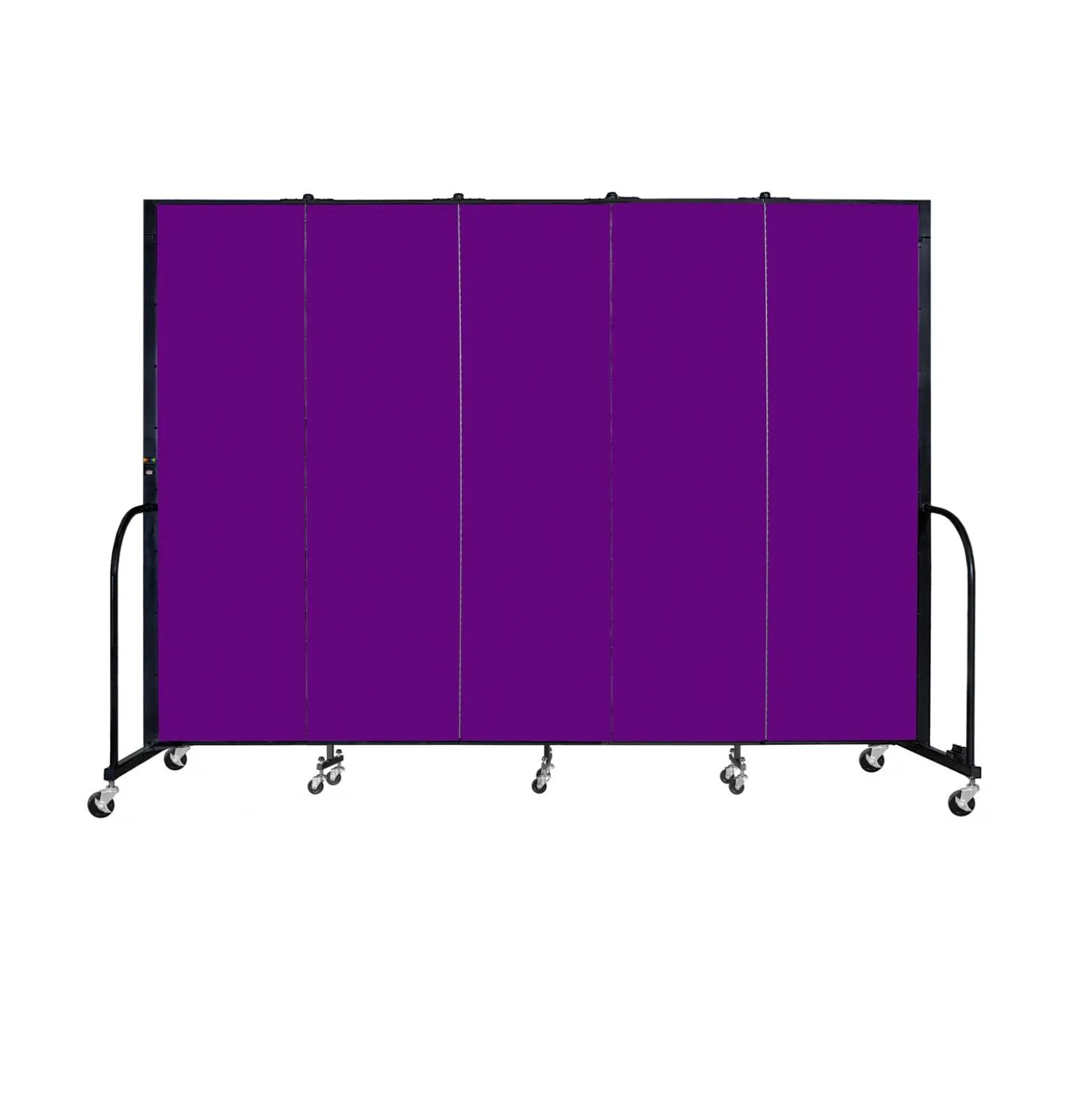 Five Panel Mobile Room Divider - 6' H