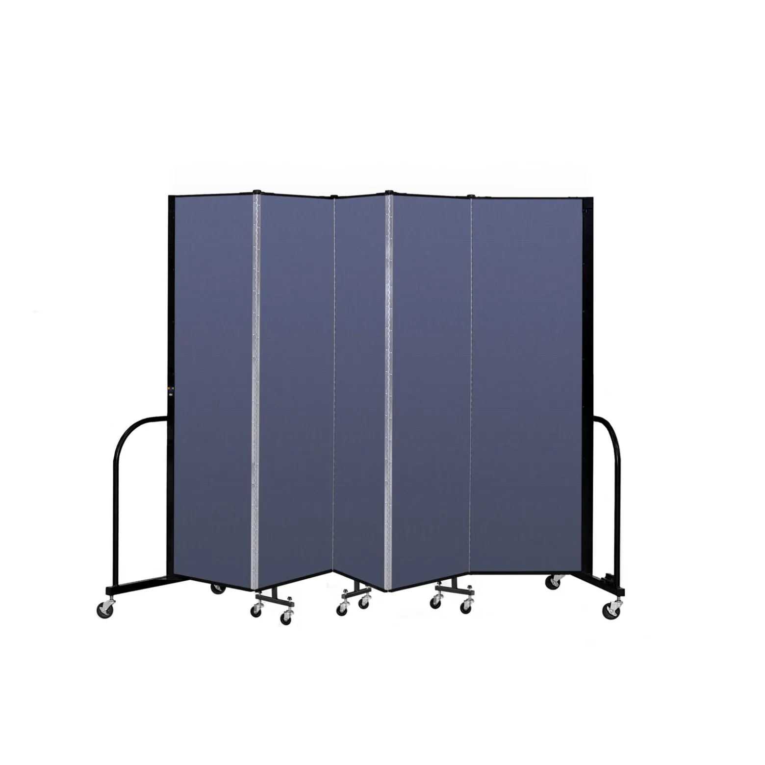Five Panel Mobile Room Divider - 6' H