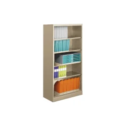 Five Shelf Bookcase - 72"H x 18"D