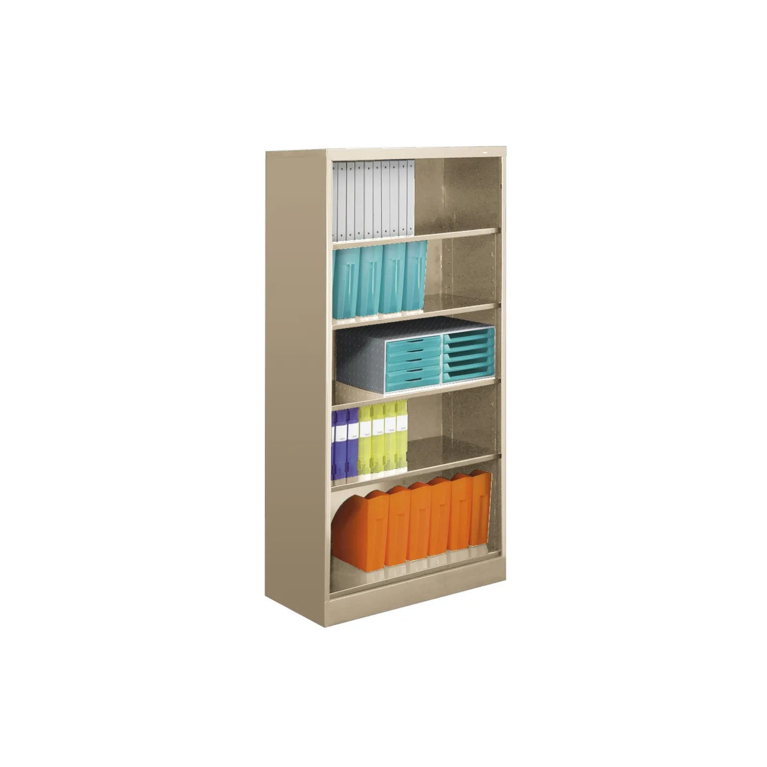 Five Shelf Bookcase - 72"H x 18"D