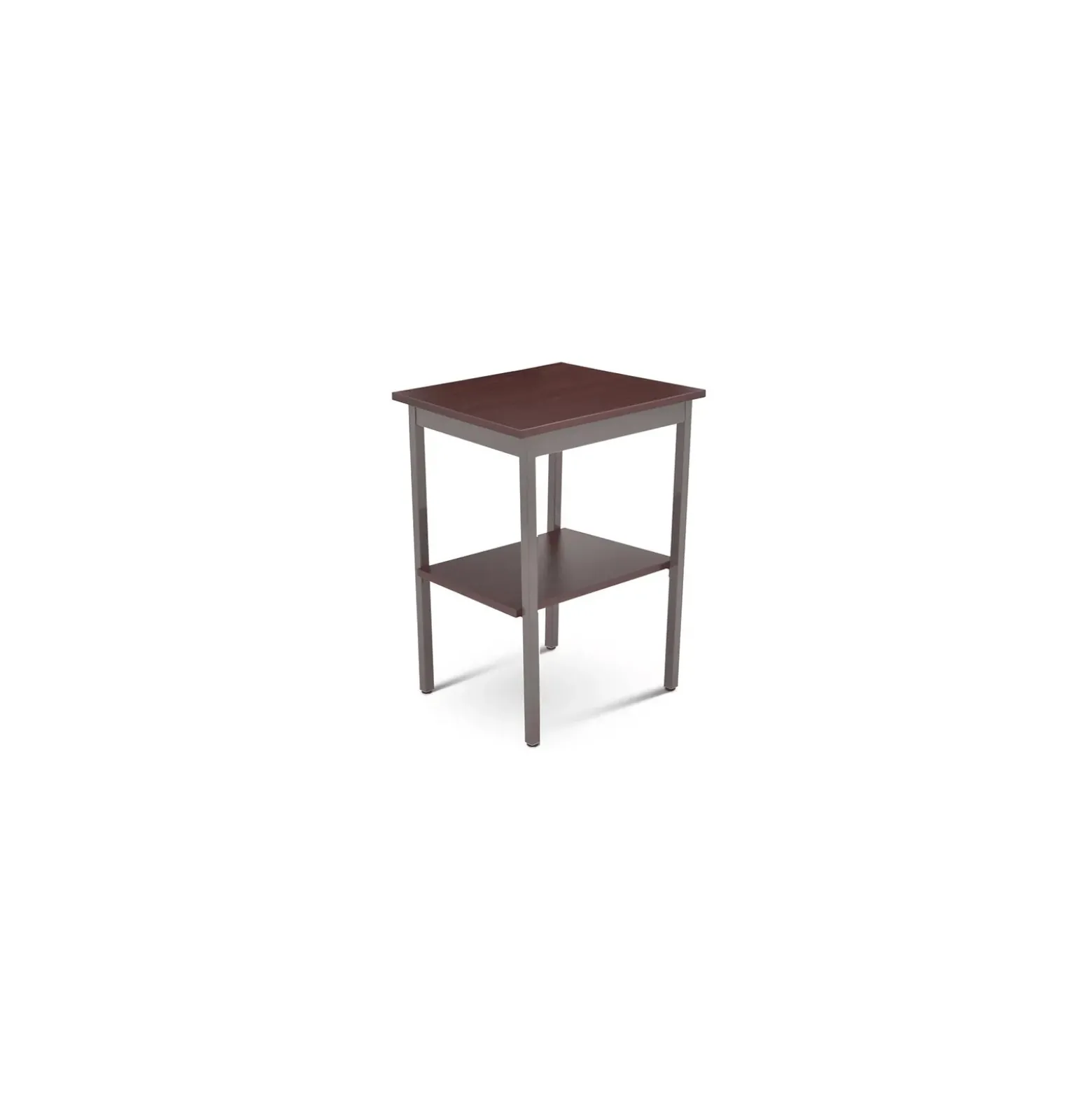 Fixed Leg Utility Table with Lower Shelf - 30" x 30"