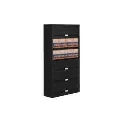 Fixed Shelf Lateral File with Six Shelves - 76"H