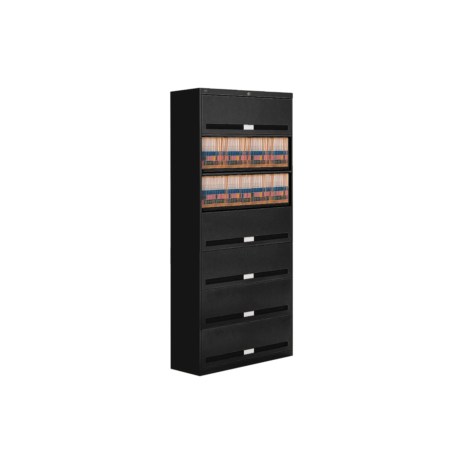 Fixed Shelf Lateral Files with Seven Shelves - 87"H