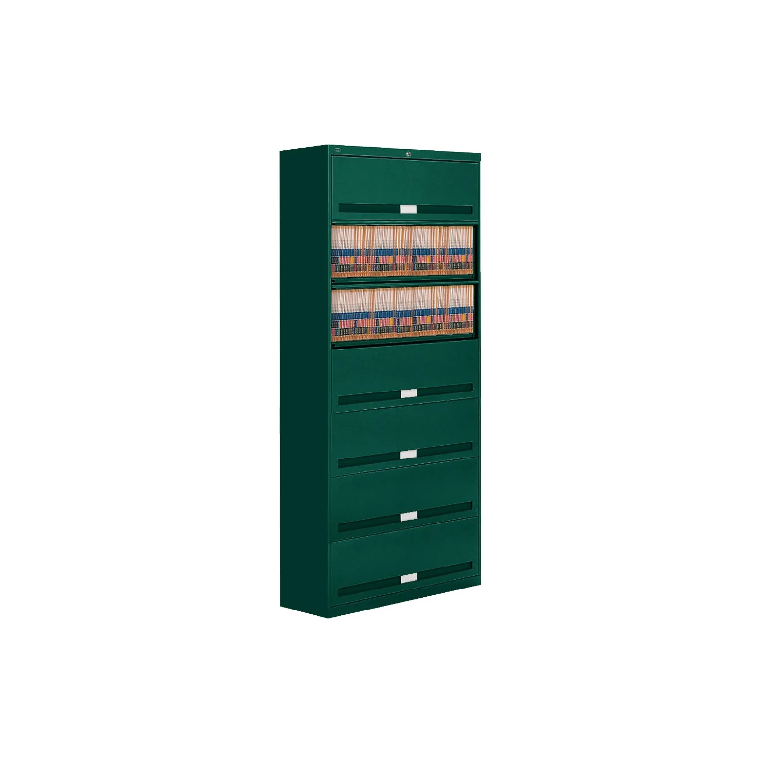 Fixed Shelf Lateral Files with Seven Shelves - 87"H