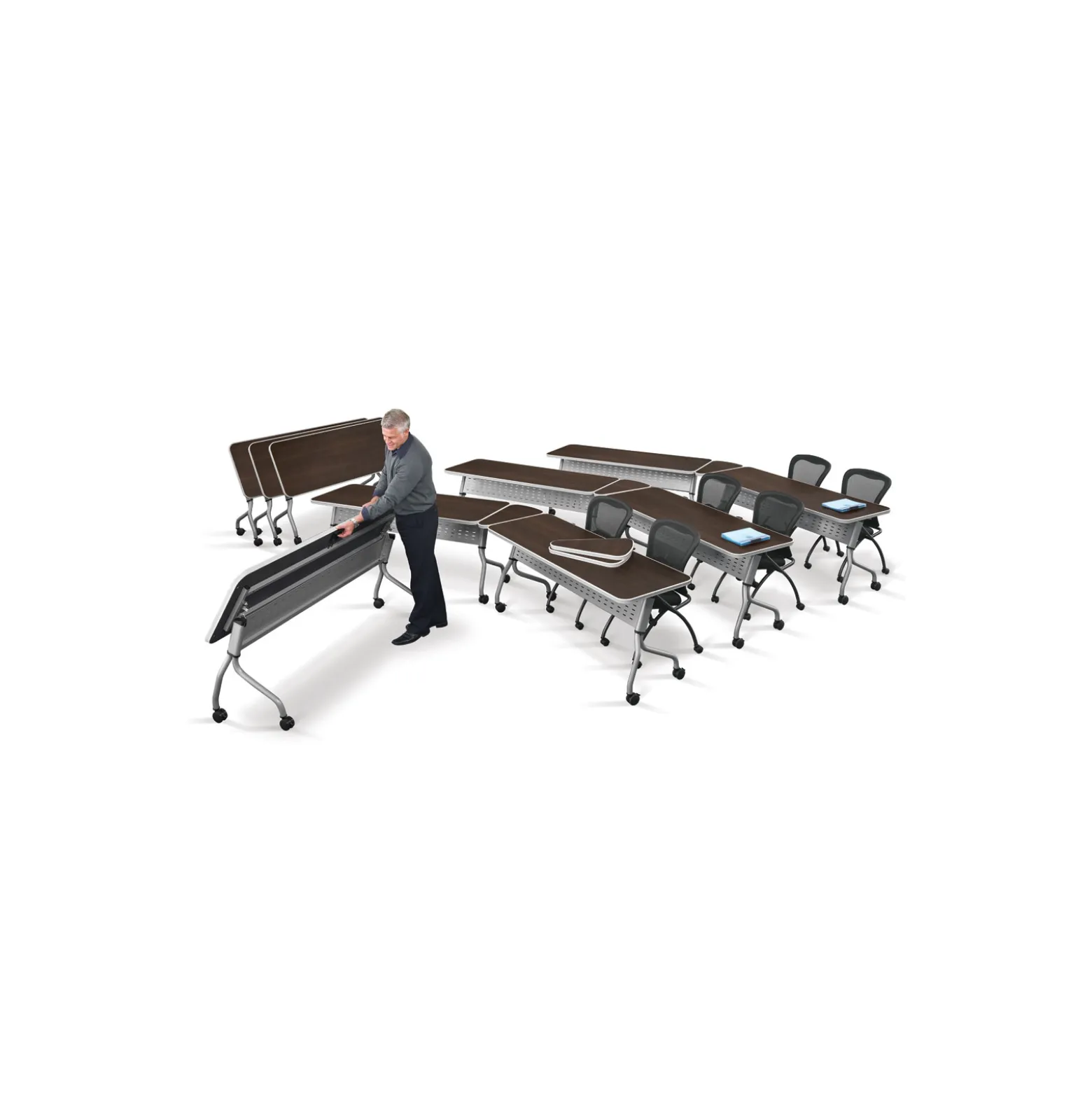 FLEX Rectangular Training Table - 72"x30"