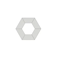 FLEX Hexagon Shaped Training Room Set
