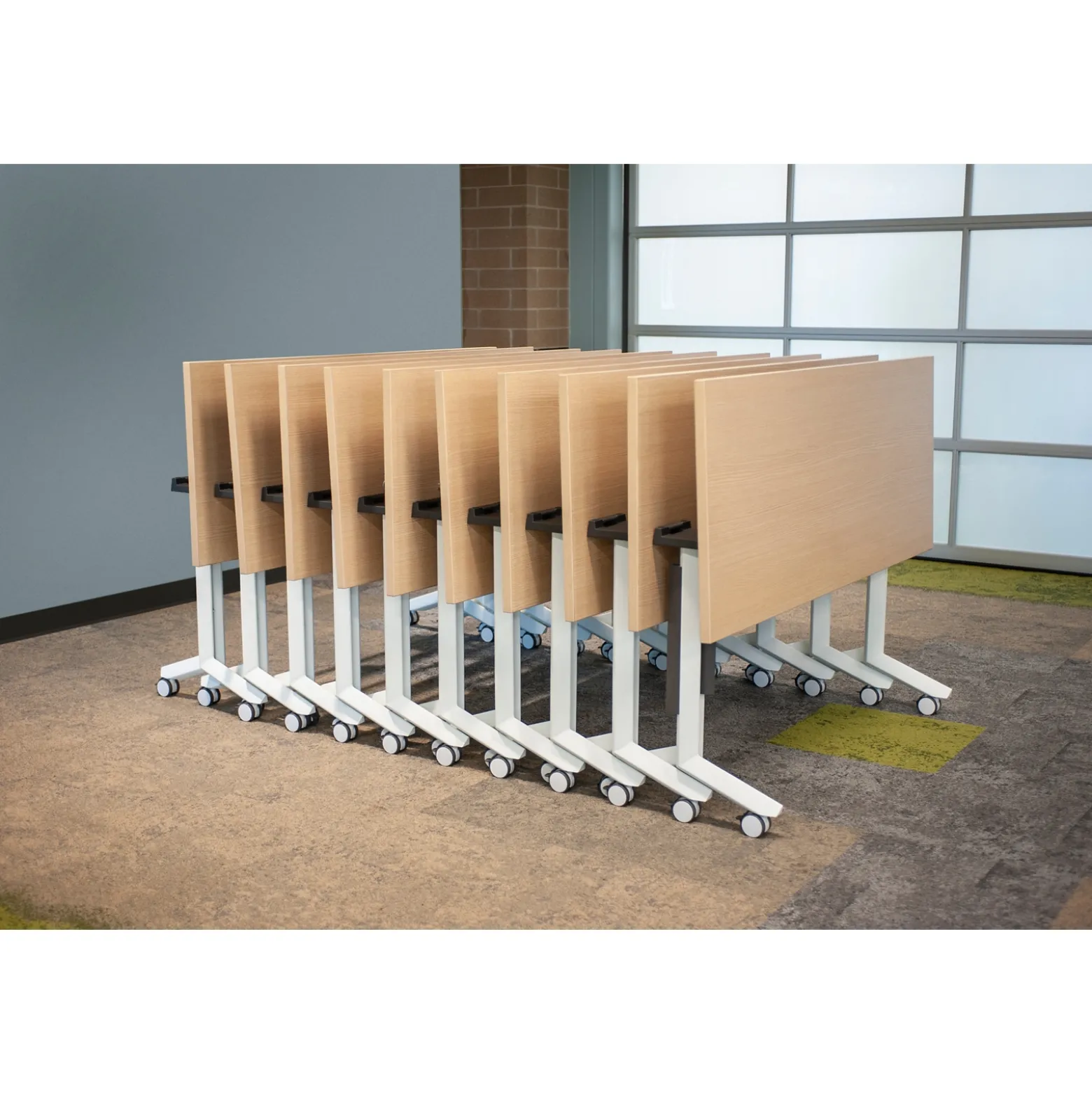 Flip Nest Table, 60"Wx30"Dx29"H