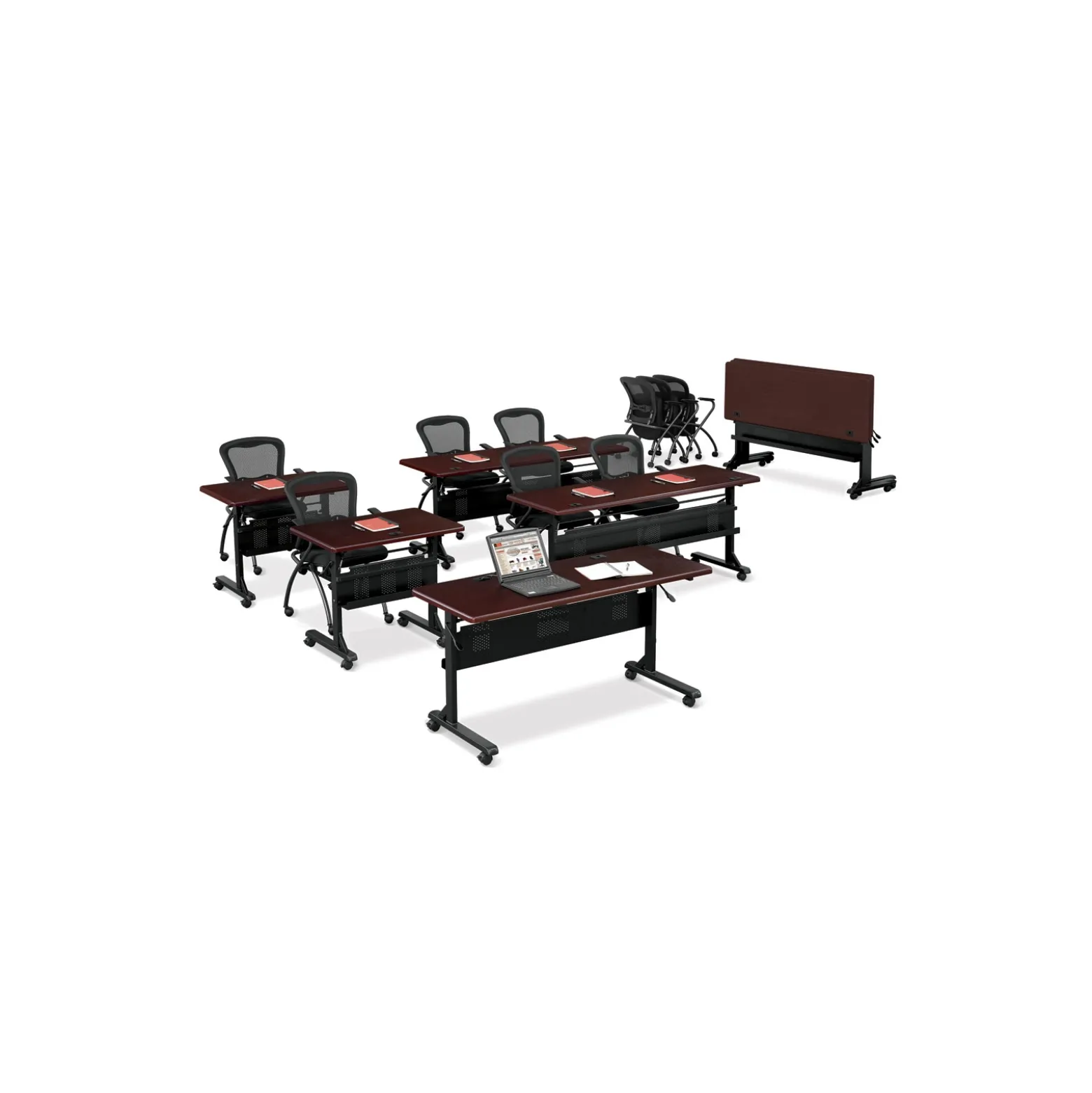 Flipper Mobile Nesting Training Table - 36"W x 24"D