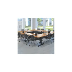 Flipper Mobile Nesting Training Table Set - Set of 6 - 72"W x 24"D