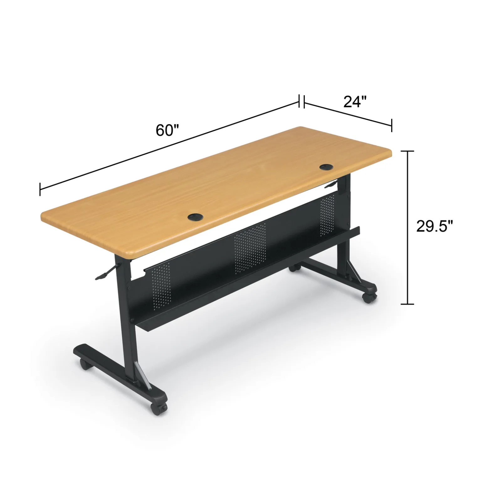 Flipper Mobile Nesting Training Table - 60"W x 24"D
