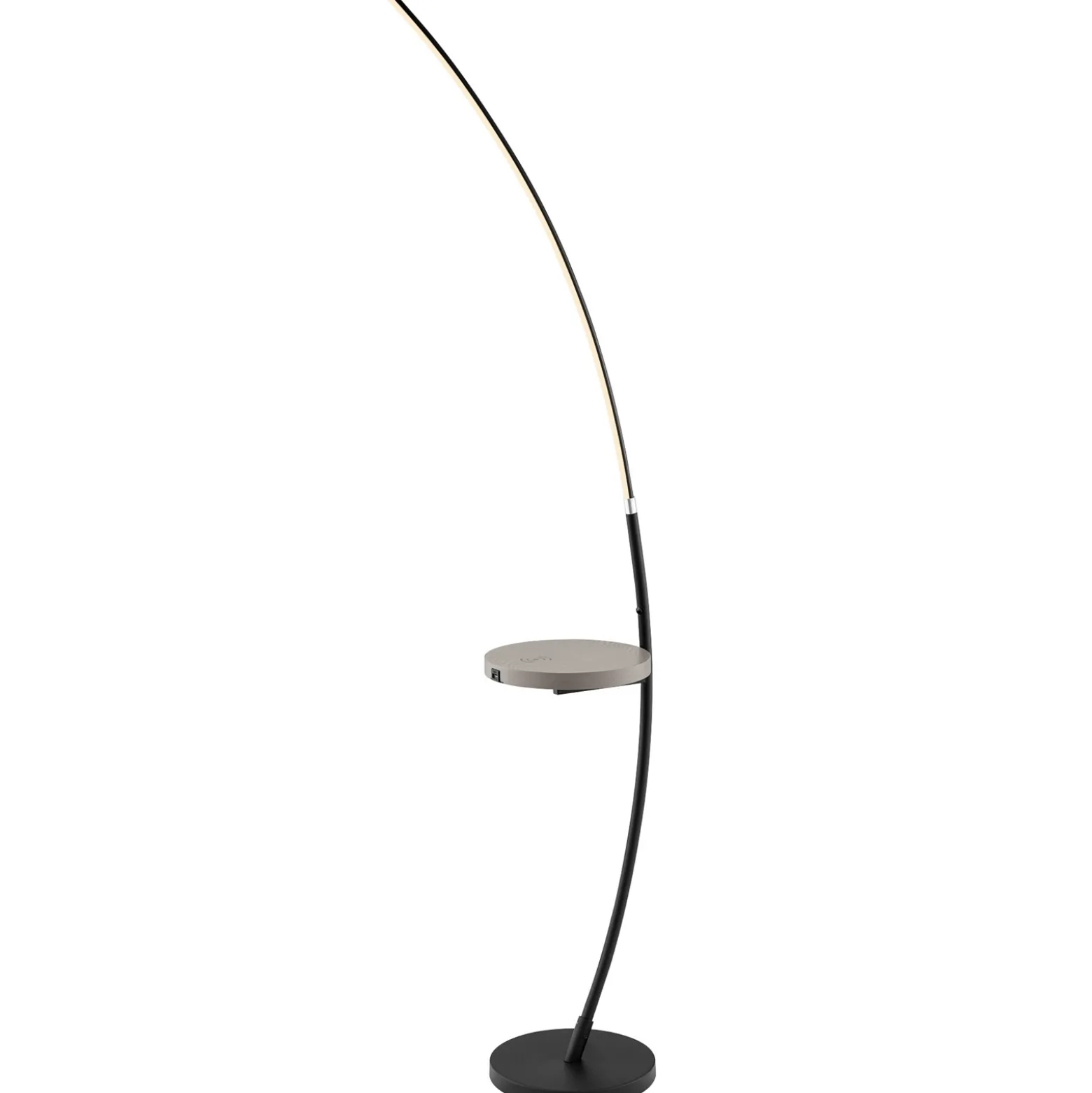 Floor Lamp w/ Charging Rest - 67.5"H