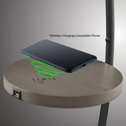 Floor Lamp w/ Charging Rest - 67.5