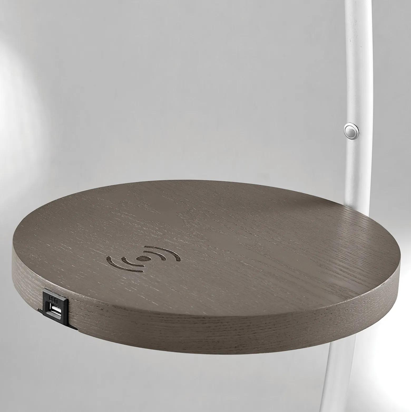 Floor Lamp w/ Charging Rest - 67.5"H