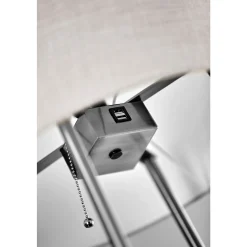 Floor Lamp with Charging Shelf