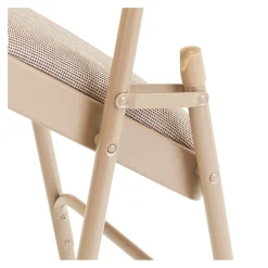 Folding Chair with Double Hinged Fabric Seat & Back - 4 Pack