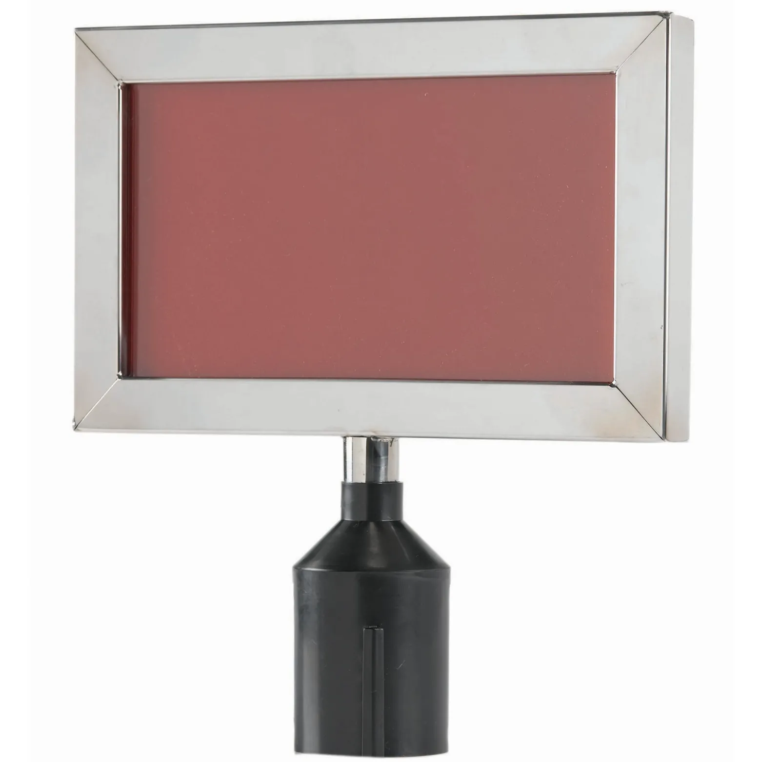 Form-A-Line Sign Frame, Chrome - Horizontal