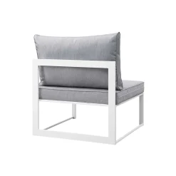 Fortuna Six Piece Outdoor Patio Sectional with Armchair